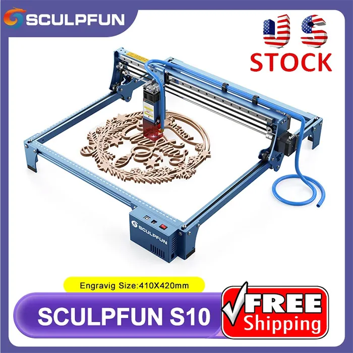 SCULPFUN S9/S10 Laser Engraving Machine 410x420mm Laser Engraver