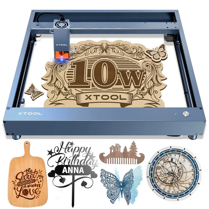 Upgraded xTool D1 Pro Laser Engraving Machine Powerful 10W Dual Laser